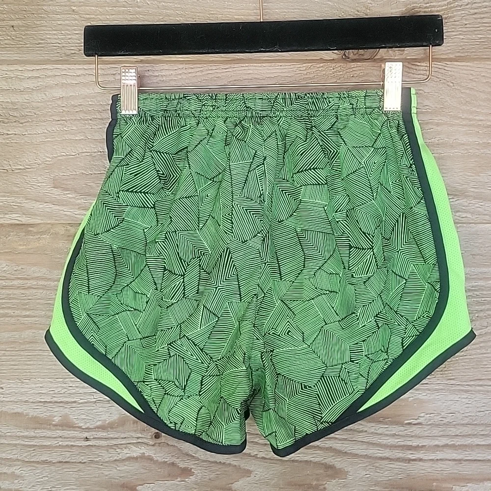 Nike Dri-Fit Tempo Running Athletic Shorts Neon Green/Black Size XSmall
